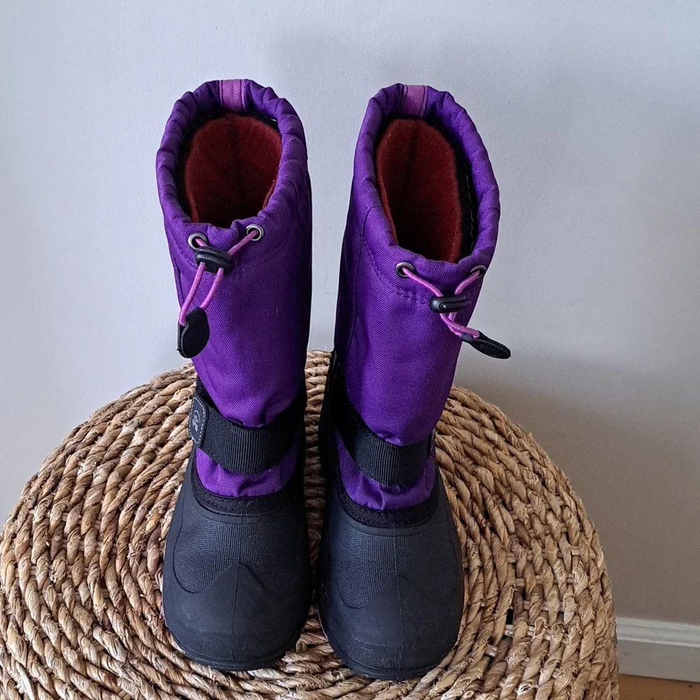 Kamik Girls‎ Waterproof/Insulated Winter/Snow/Outdoor Boots Purple/Black S-3